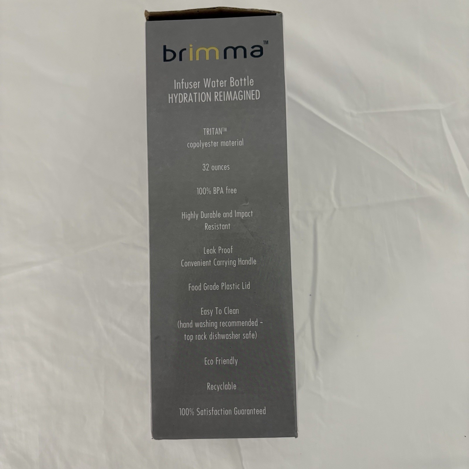 NEW Brimma 32 Oz Water Infuser Leak Proof Water Bottle New