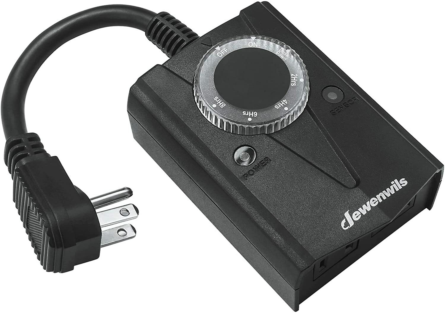 DEWENWILS 24-Hour Outdoor Timer Light Sensor Plug in Outlet Timer for Pool Pump