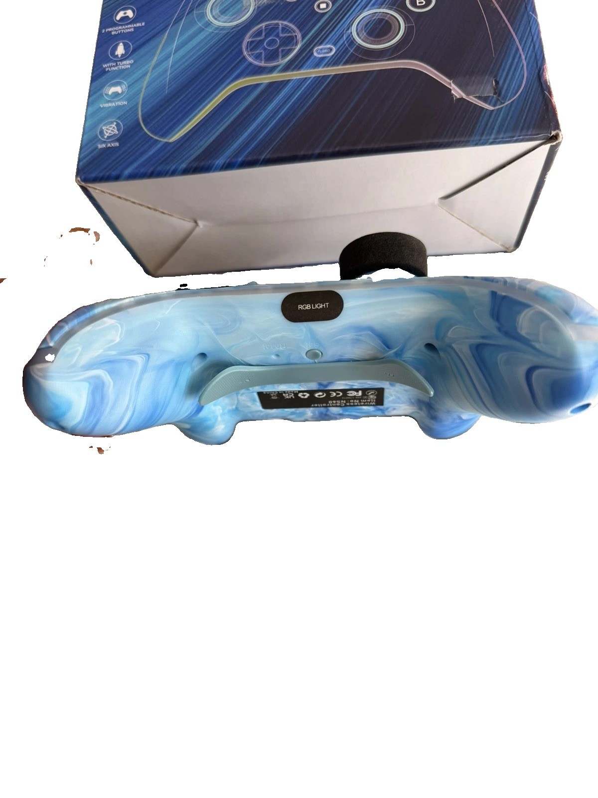 Wireless Pro Controller for Nintendo Switch PC iOS Android - NS60 Blue Nebula
