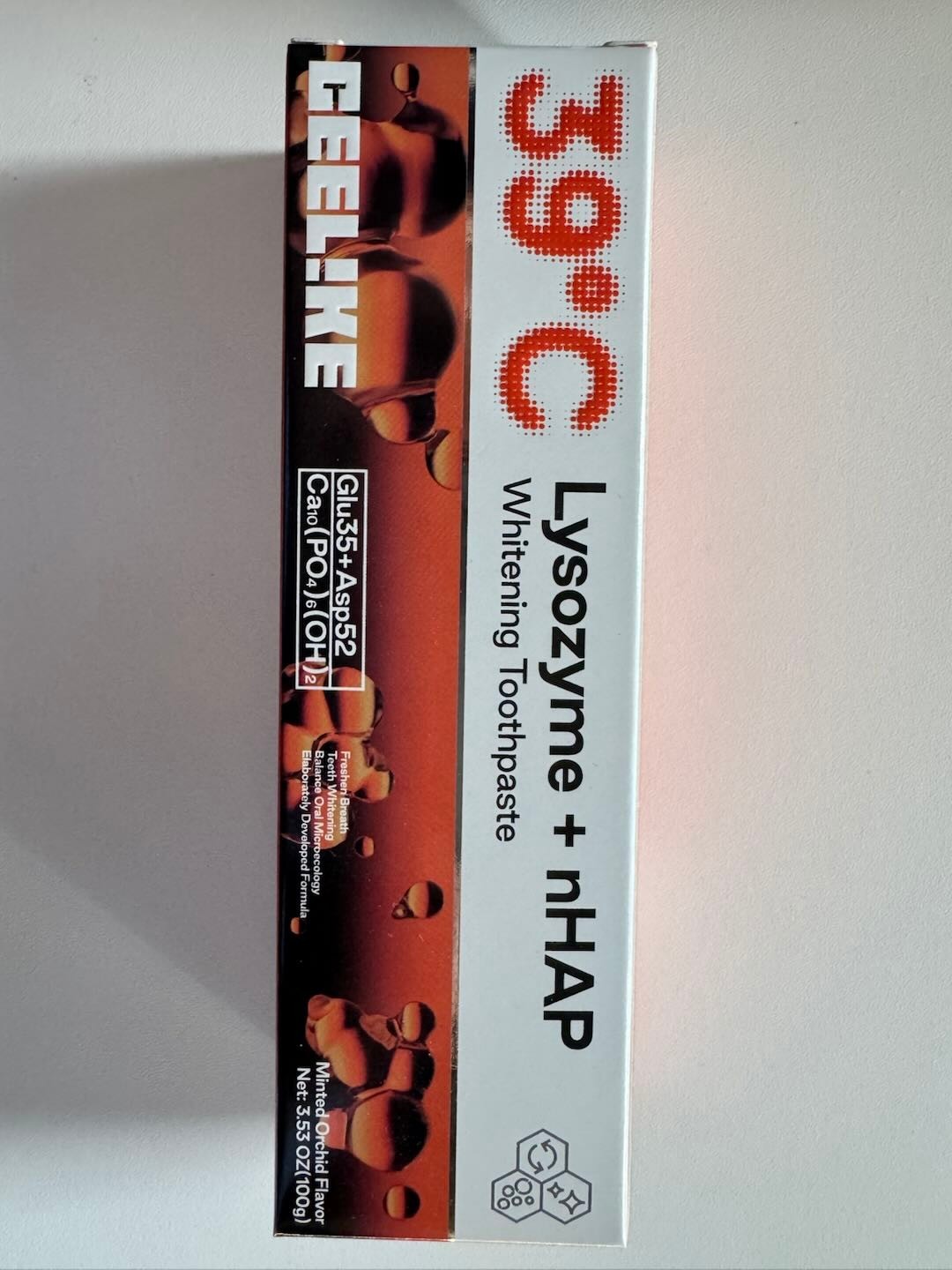 CEELIKE 39°C Lysozyme Toothpaste - Warm Sensation -2 x 3.53 oz