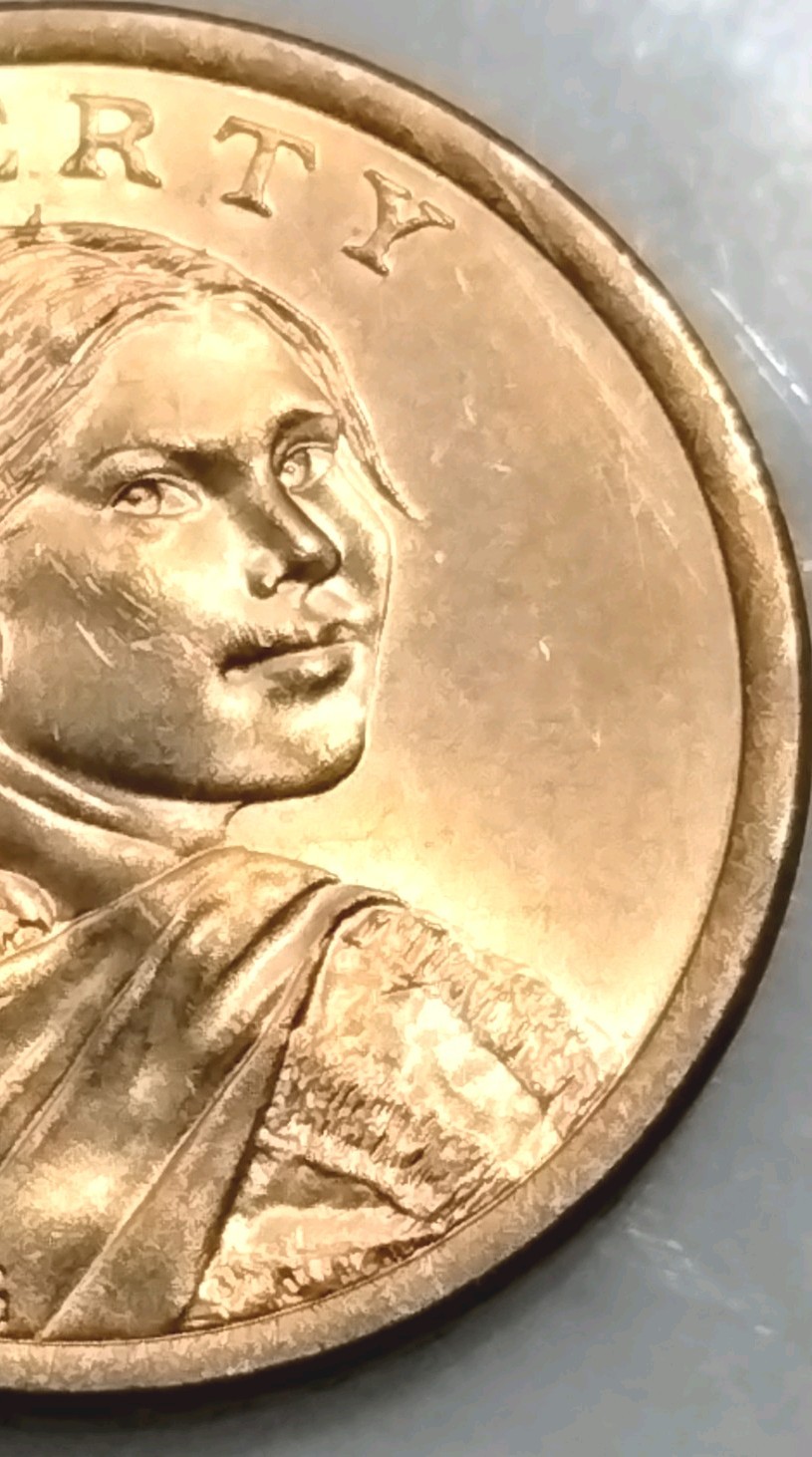 2015 P Sacagawea One Dollar Mohawk Ironworkers Coin