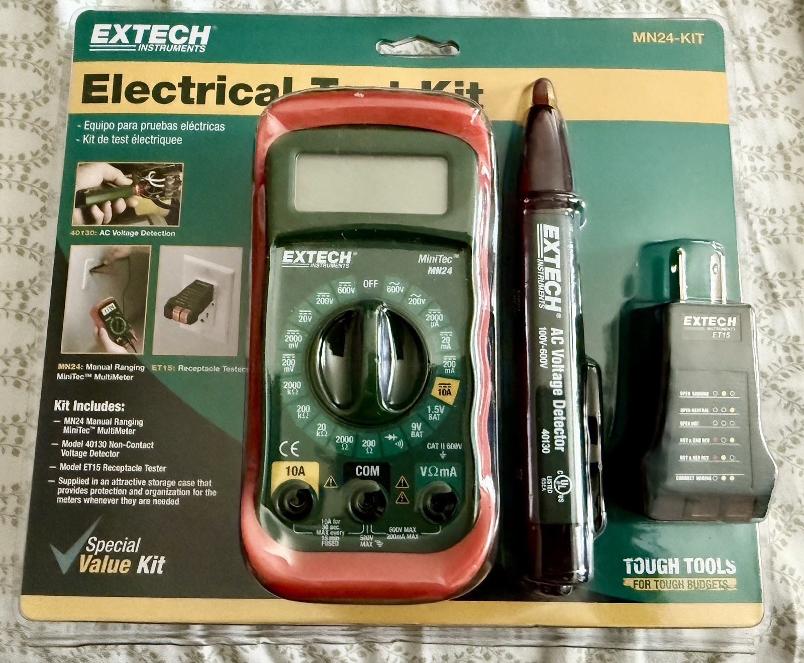 ExTech Instruments - Electrical Test Kit - MN24-KIT - BRAND NEW IN PACKAGE