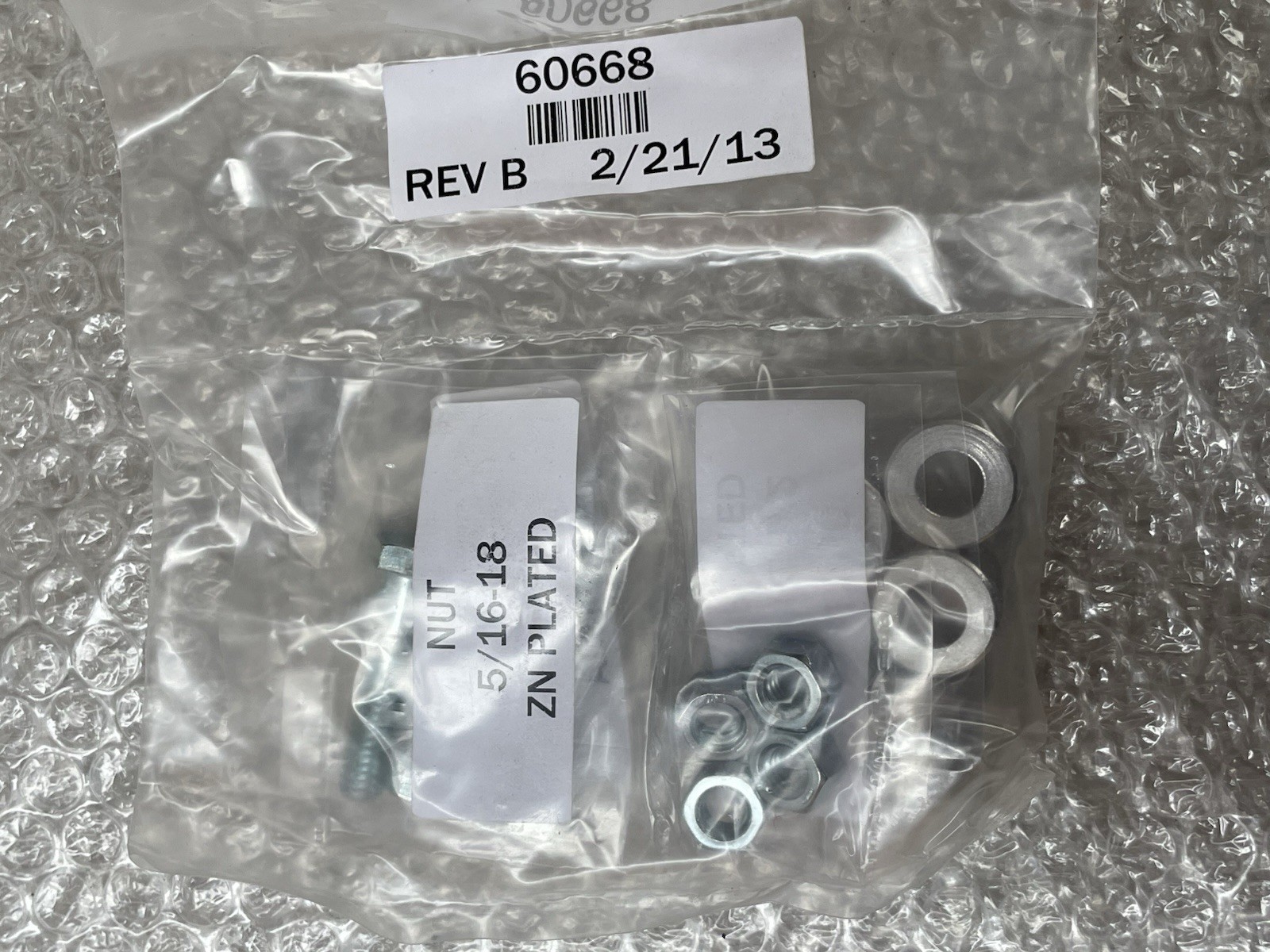 TRIMBLE PN: 60668 REV B Nuts / Bolts FOR TRIMBLE AUTOPILOT STEERING SYSTEM