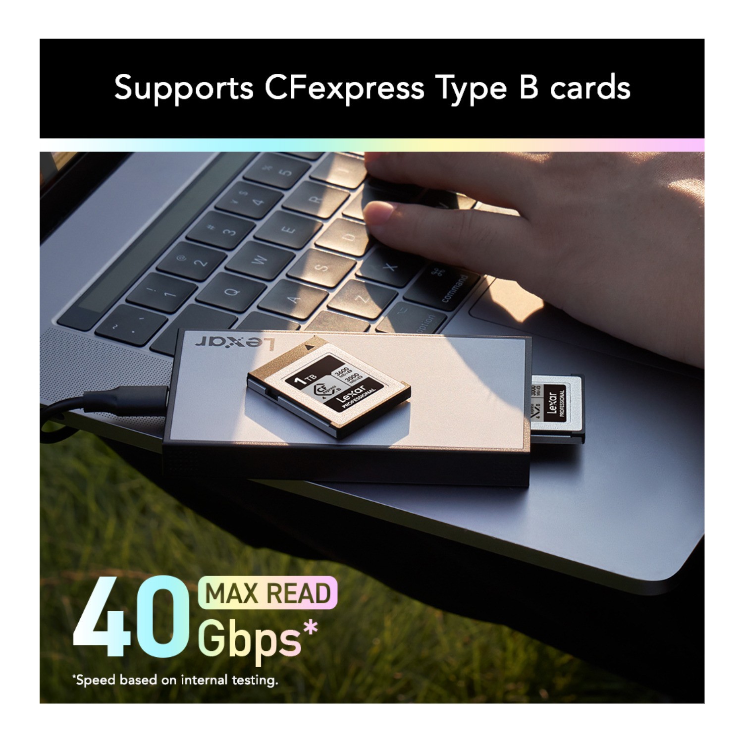 Lexar Professional Workflow CFexpress 4.0 Type B Card Reader FAST