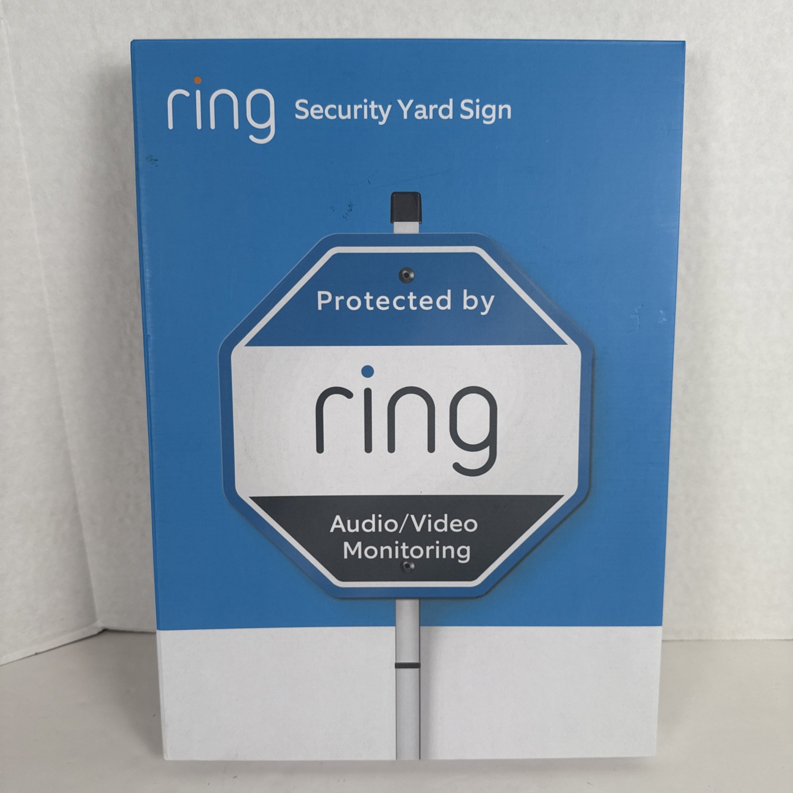 Ring Security Yard Sign Audio/Video Monitoring NEW Sealed Box