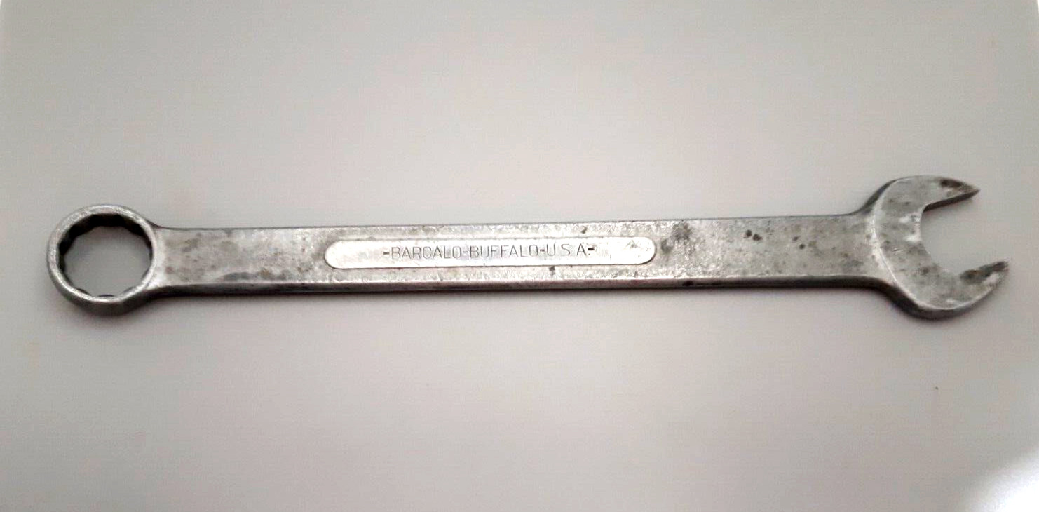 Vintage Barcalo~Buffalo 1" Combination Wrench USA 12 Point