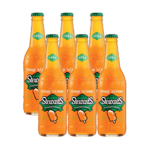 Stewarts Original Orange N' Cream Soda 12 Oz (Pack of 6)