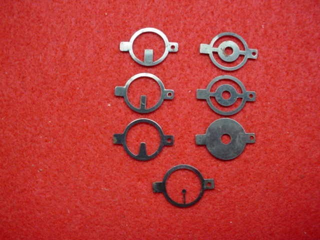 Beeman Front Sight Aperture for R1, R9, & HW Rifles - Lot of 7 - Nice !!