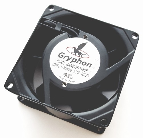 GAA8038-115BB COMAIR ROTRON AC TUBEAXIAL GRYPHON SERIES FANS 115 VAC FANS 80MM