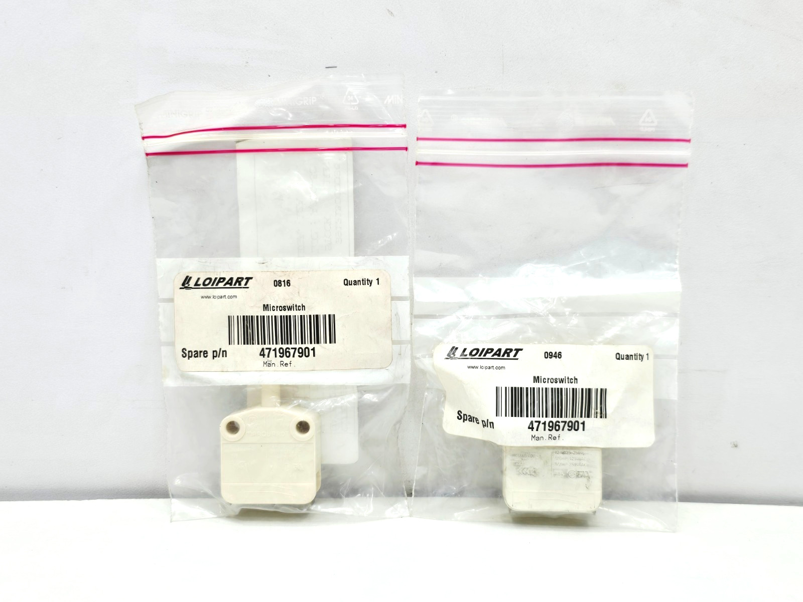471967901 LOIPART Marquardt 1117 Microswitch ( 471967901 )  LOT OF 2