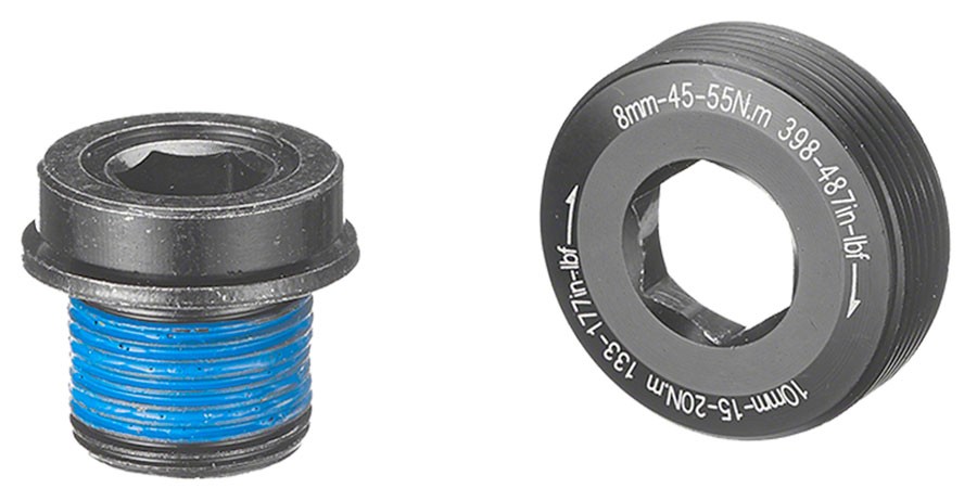 Samox ISIS Self-Extracting Right Hand eBike Crank Spindle Bolt - M15x1mm, 14mm L