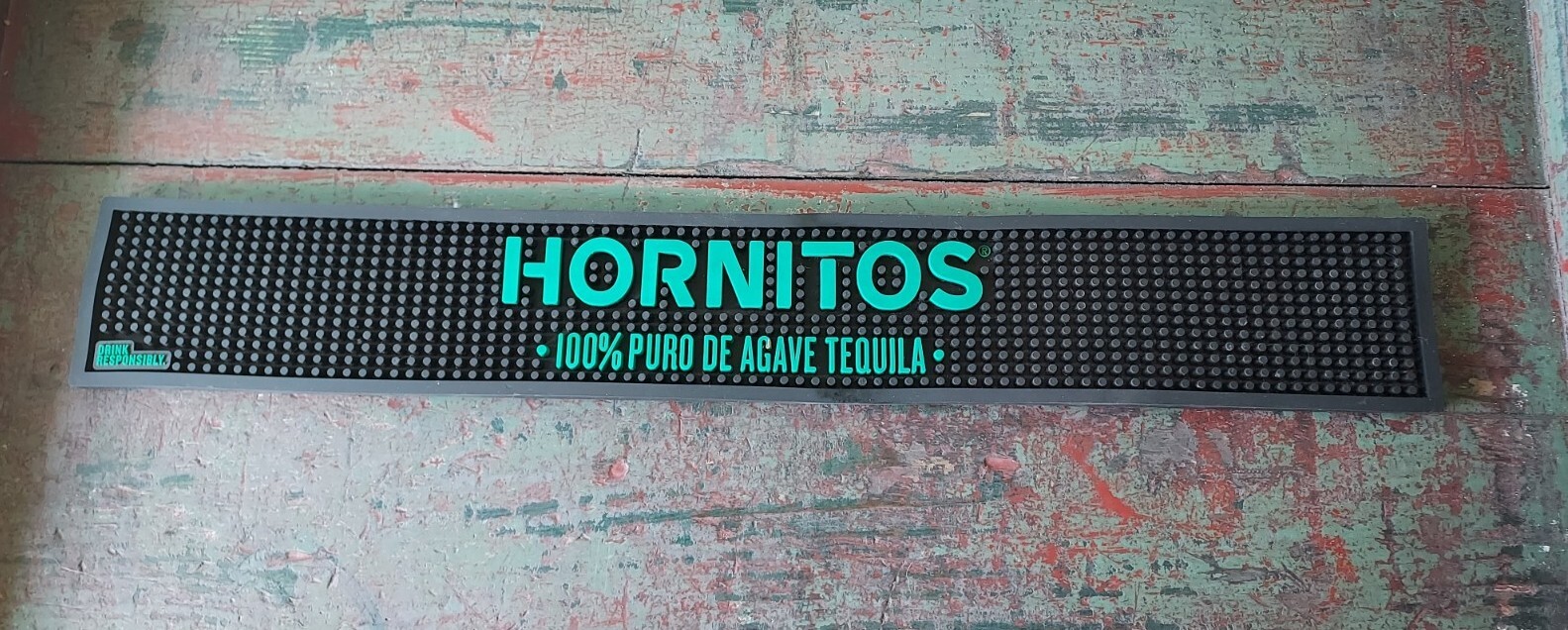 HORNITOS - BAR RAIL MAT -NEW Free Shipping