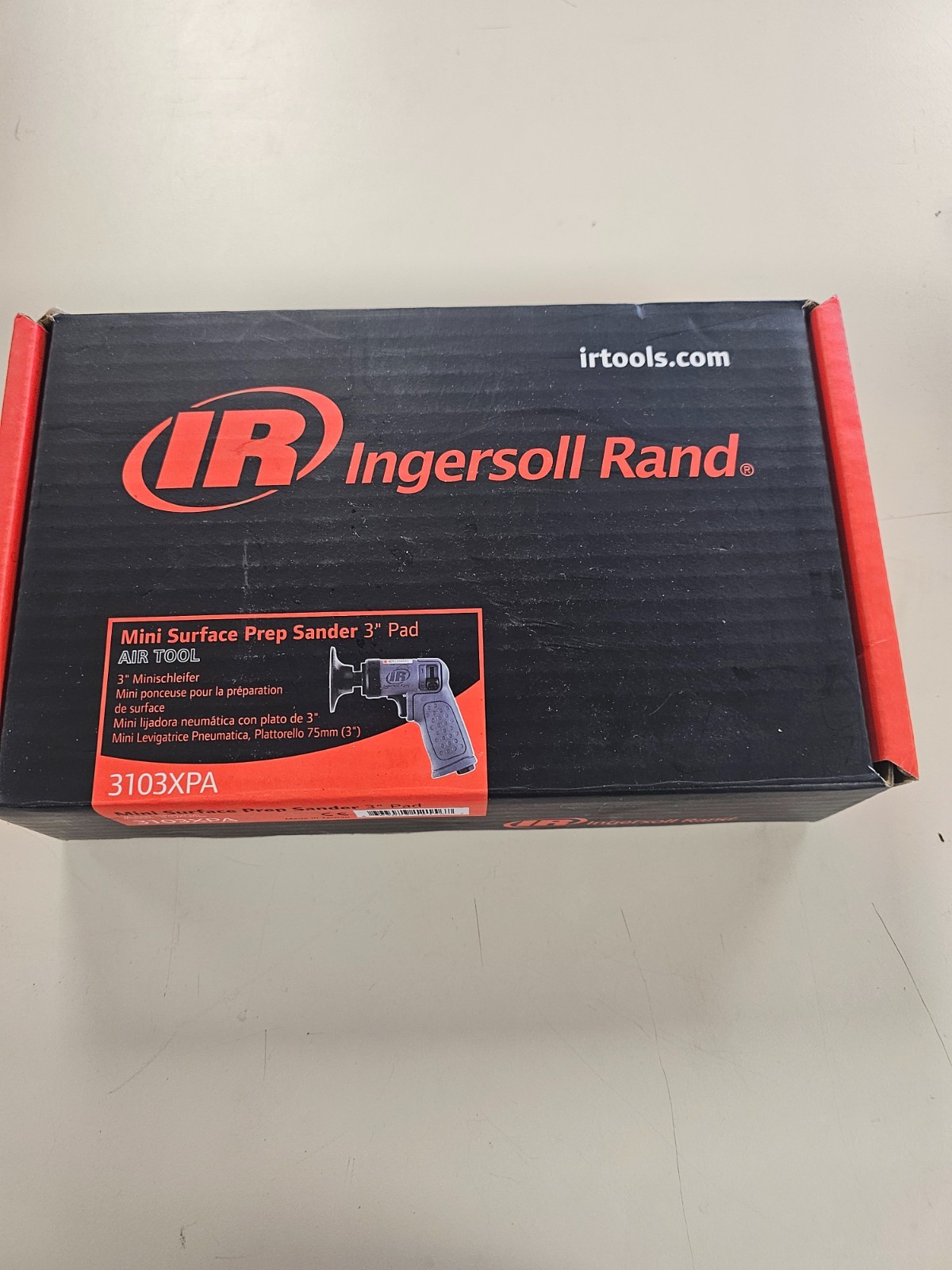 Ingersoll Rand 3103XPA Mini Surface Prep Sander 3" Pad Air Tool NEW