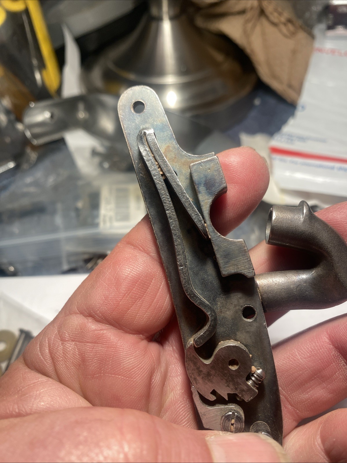 CVA Lock W Screw & Bushing For Bobcat, Frontier And Plainsman Muzzleloader.