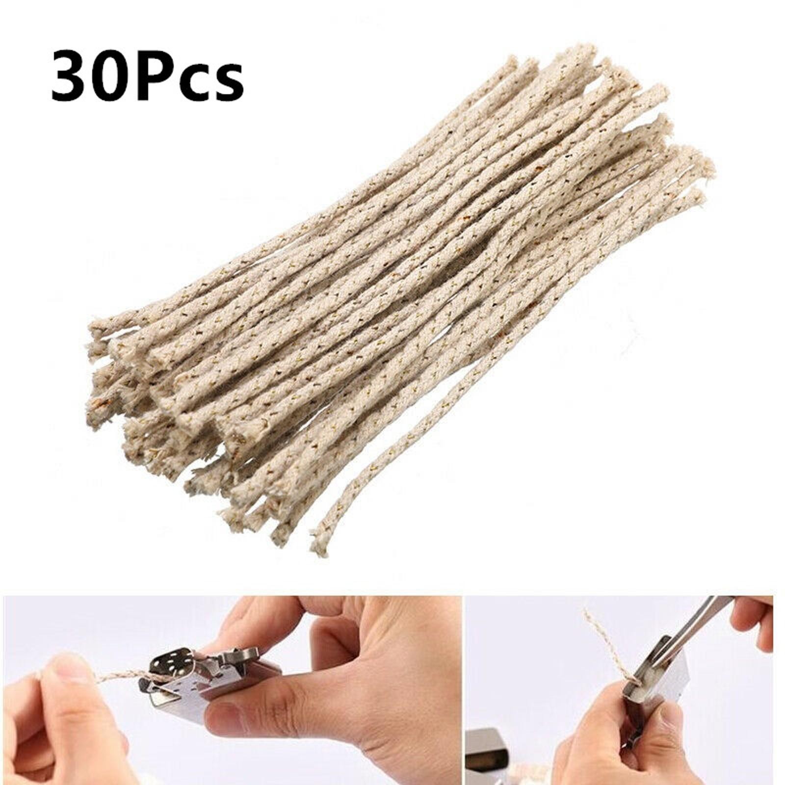 30* Copper Wire Cotton Core Wick Thread Replacement in Dispenser Oil Lighters I
