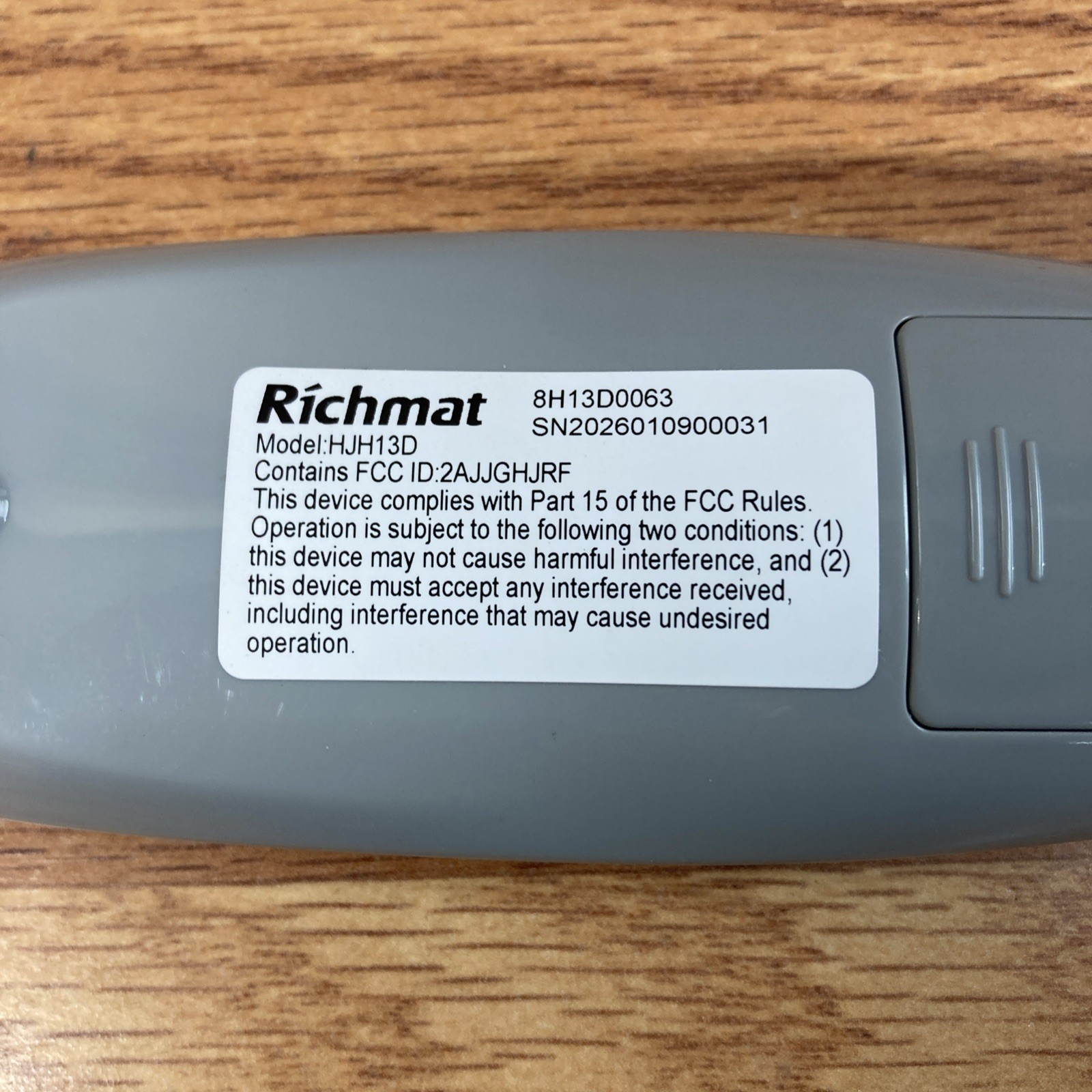 Ecdtrans Adjustable Bed Remote Richmat HJH13D HJC18 Control Box Replacement