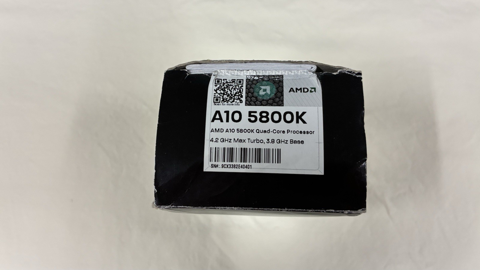 AMD A10-5800K Socket FM2 A10-Series Quad-Core 3.8GHz 4M 100W CPU Processor