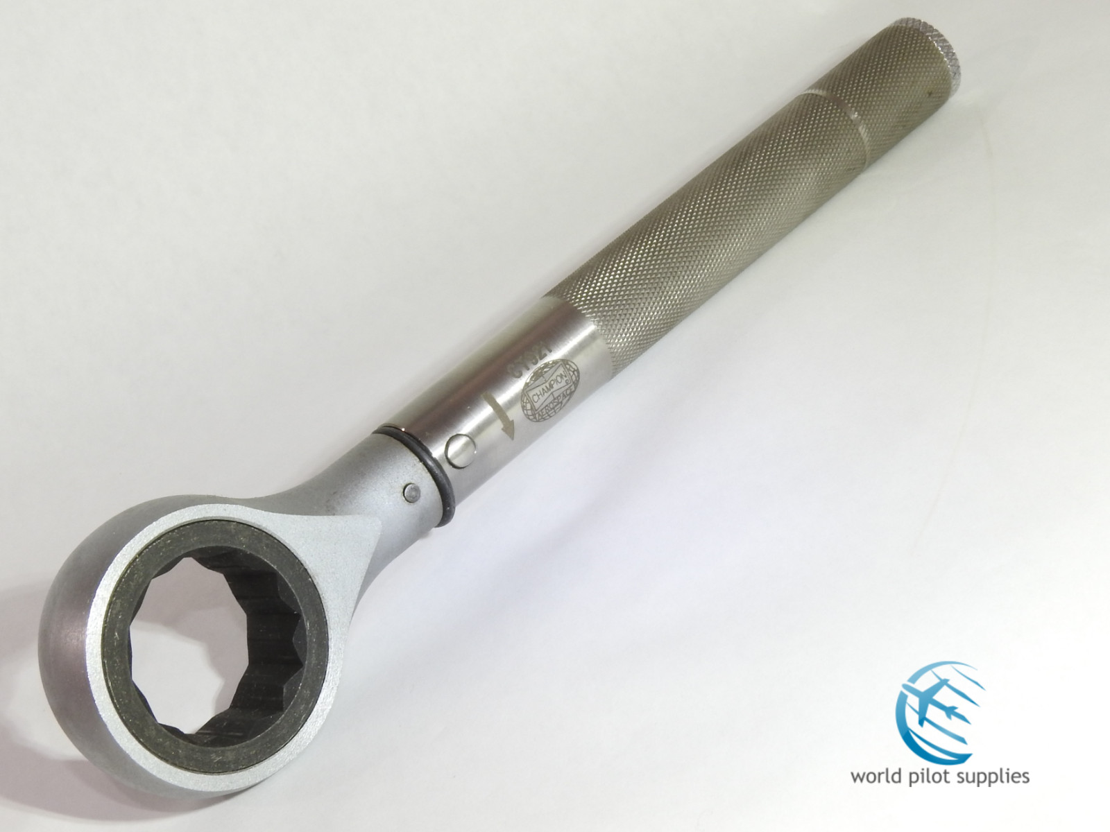 Oil Filter Torque Wrench by CHAMPION, Pre Set @ 17 lb./ft. p/n CT921 w/ certs