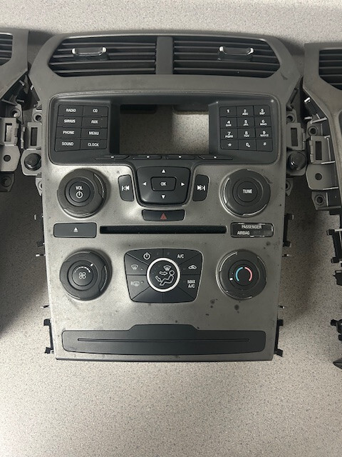 2014-2015 Ford Explorer OEM Radio/ Climate Control Faceplate