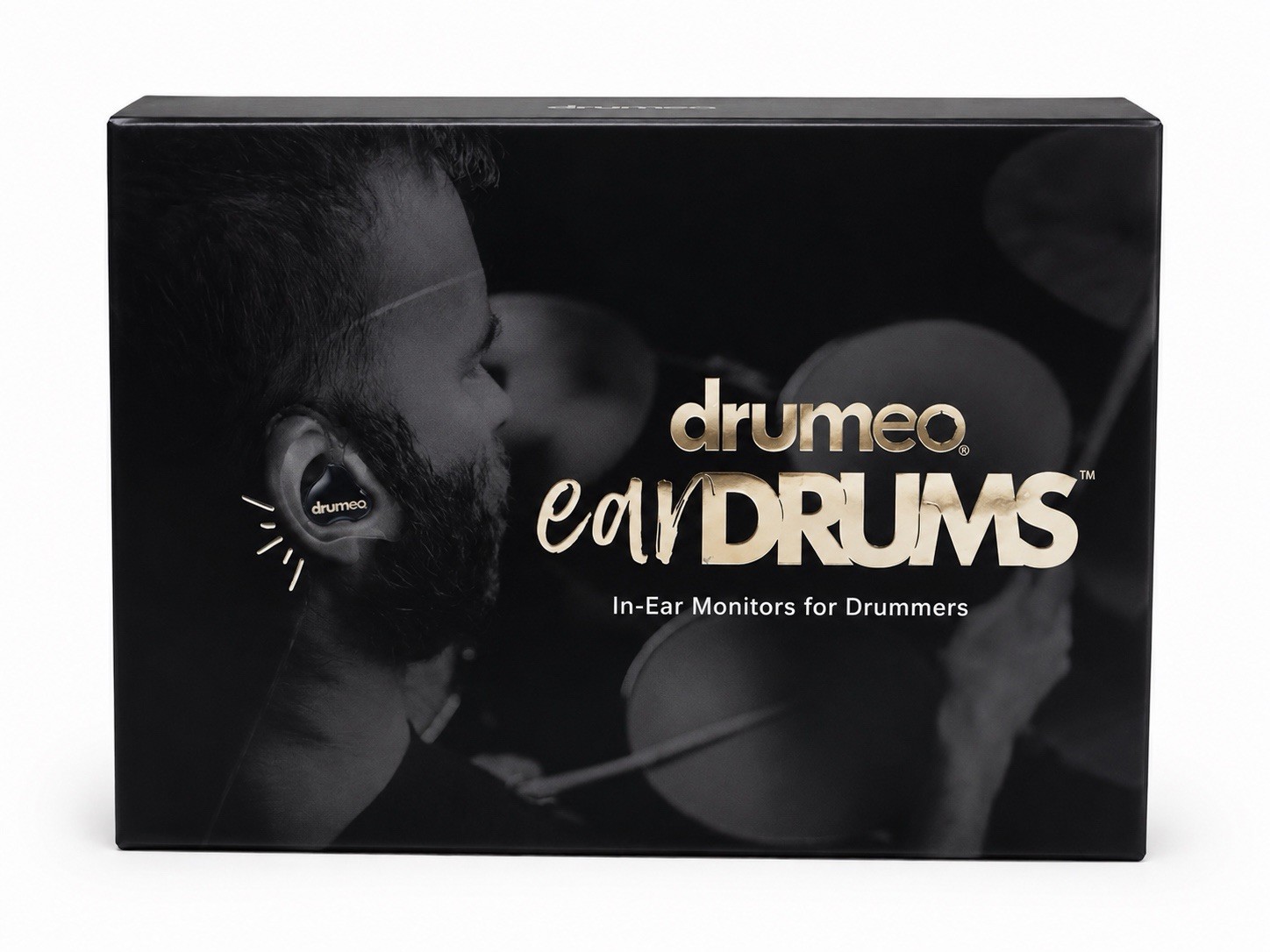 Drumeo EarDrums In-Ear Monitors for Drummers Noise Isolating Earphones w/ Case
