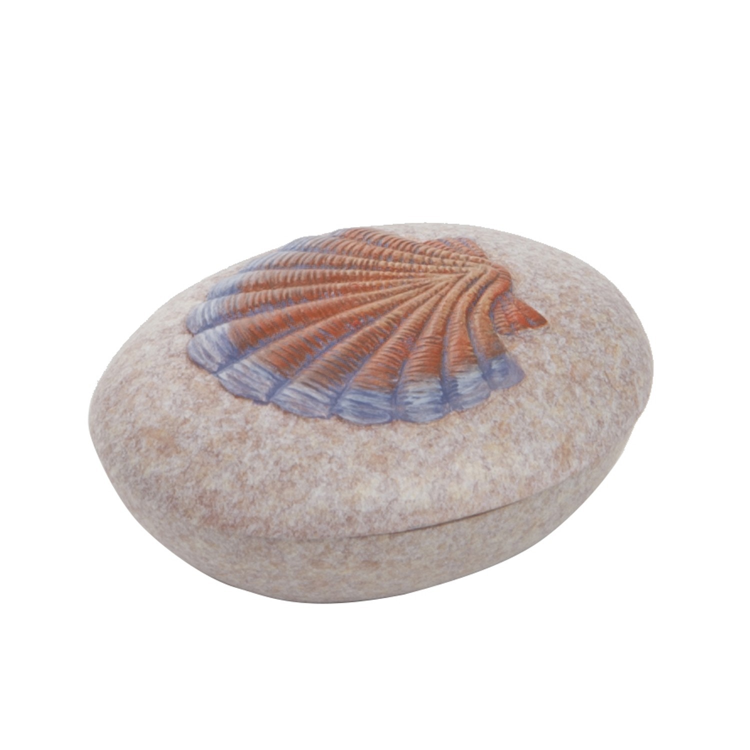Resin Pebble Box with Scallop