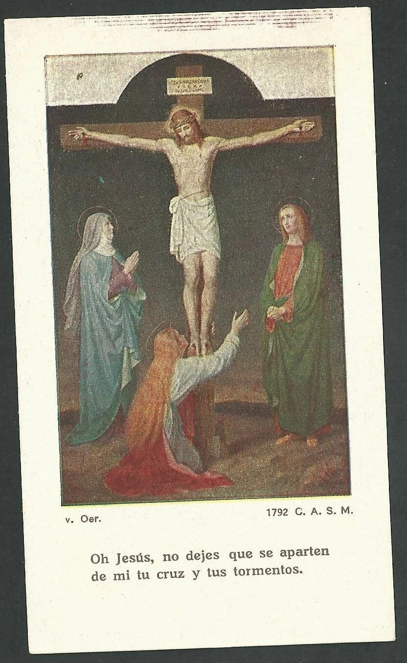 Holy card antique de Jesus santino image pieuses estampa