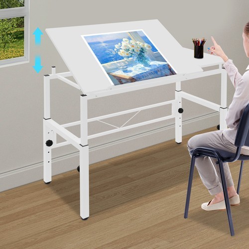 Drafting Table Art Desk Artist Drawing Desk Adjustable Craft Table Drawing Table