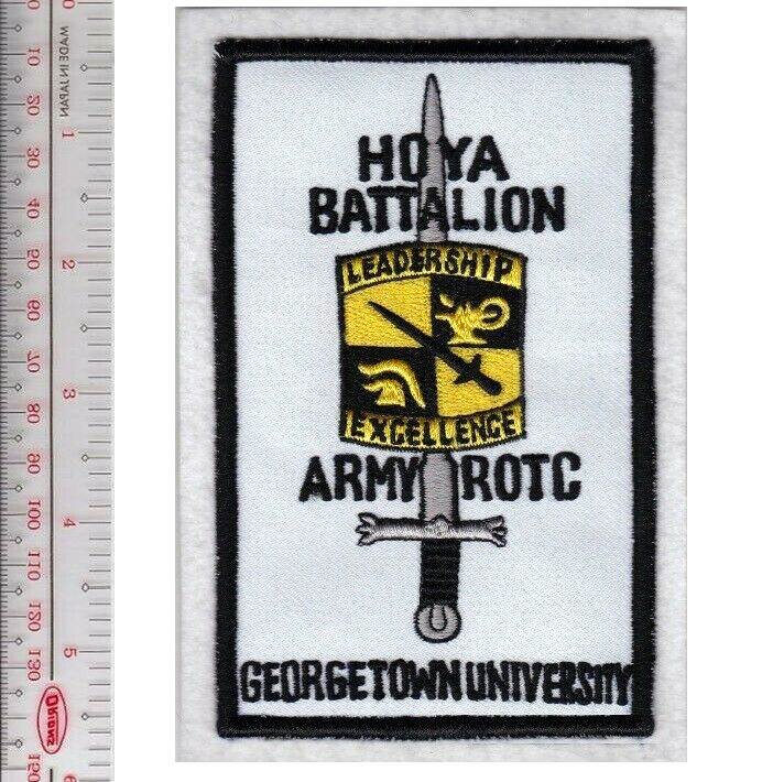 ROTC Georgetown University Reserve Officer Training Corps Hoya NO TARIFF