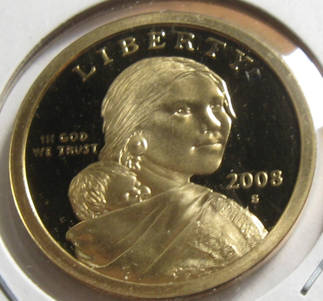 2008-S GEM Proof Sacagawea Dollar - #10838-33