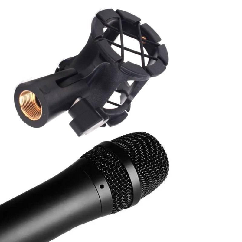 Handheld Condenser Microphone Shock Mount Clip Mic Holder Stand Professional