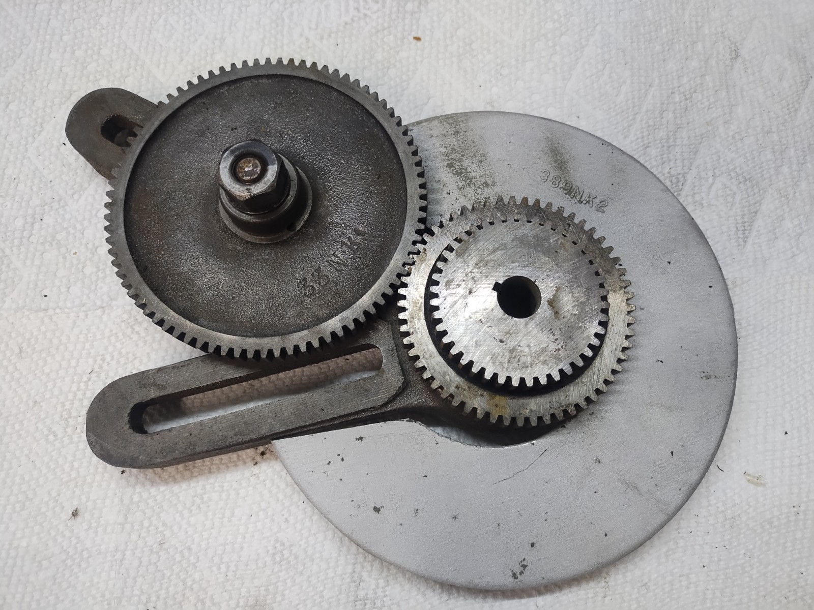 Banjo Bracket And Gears From 9" Model A South Bend Lathe