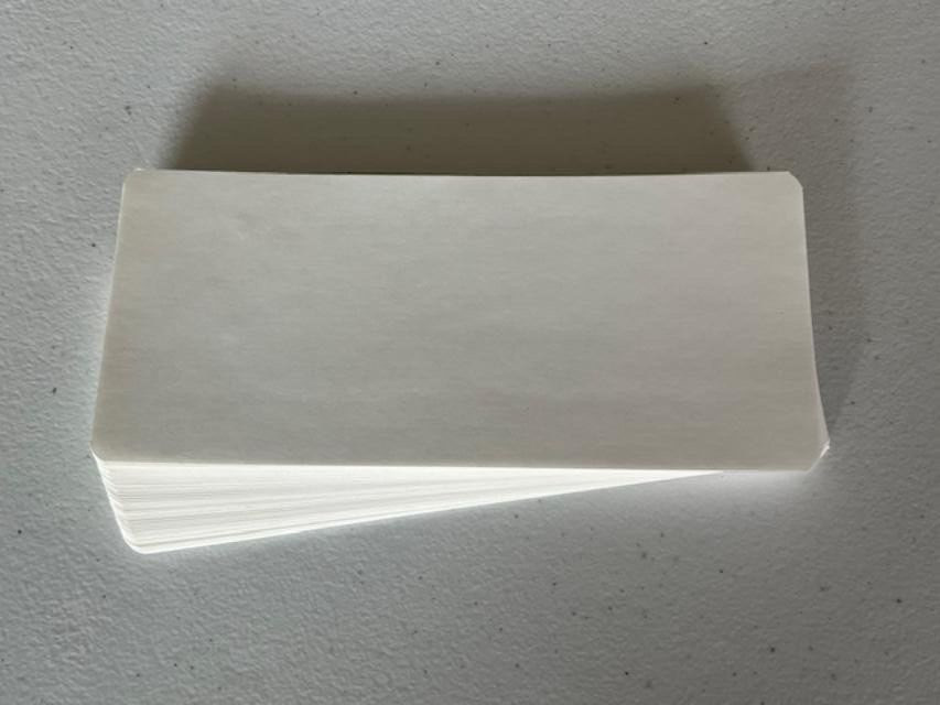 LOT OF 50 VINTAGE IBM CARDS #5081, BLANK ON BOTH SIDES, CREAM, SHIPS FREE
