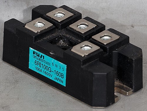 NEW Fuji Electric 6RI100G-160/6RI 100G-160B 6-Pack Diode Power Module 1600V 100A