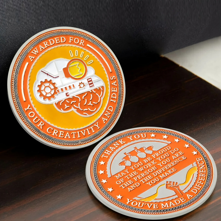 Creativity And Ideas Coin Collectable Commemorative Appreciation Award Thanks