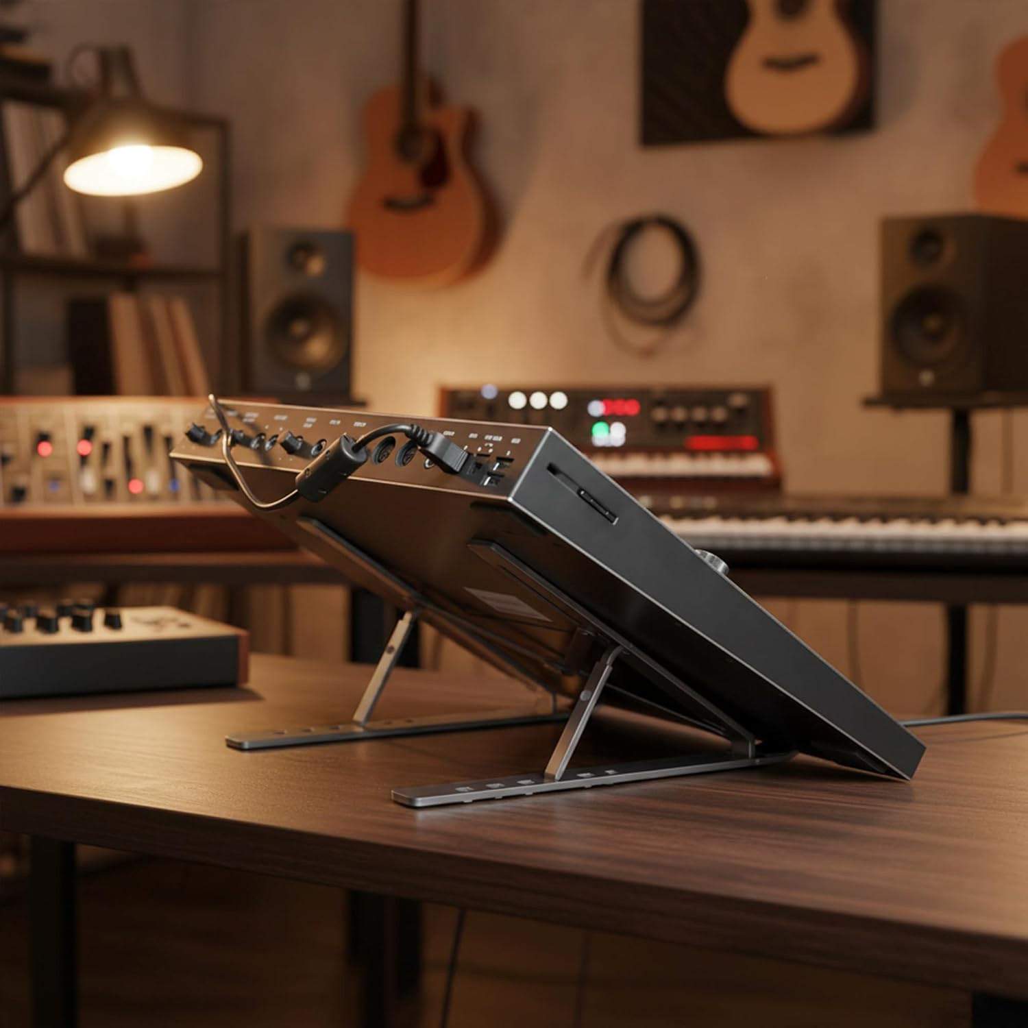 Adjustable Drum Controller Audio Device Stand Holder, Compatible with Native Ins