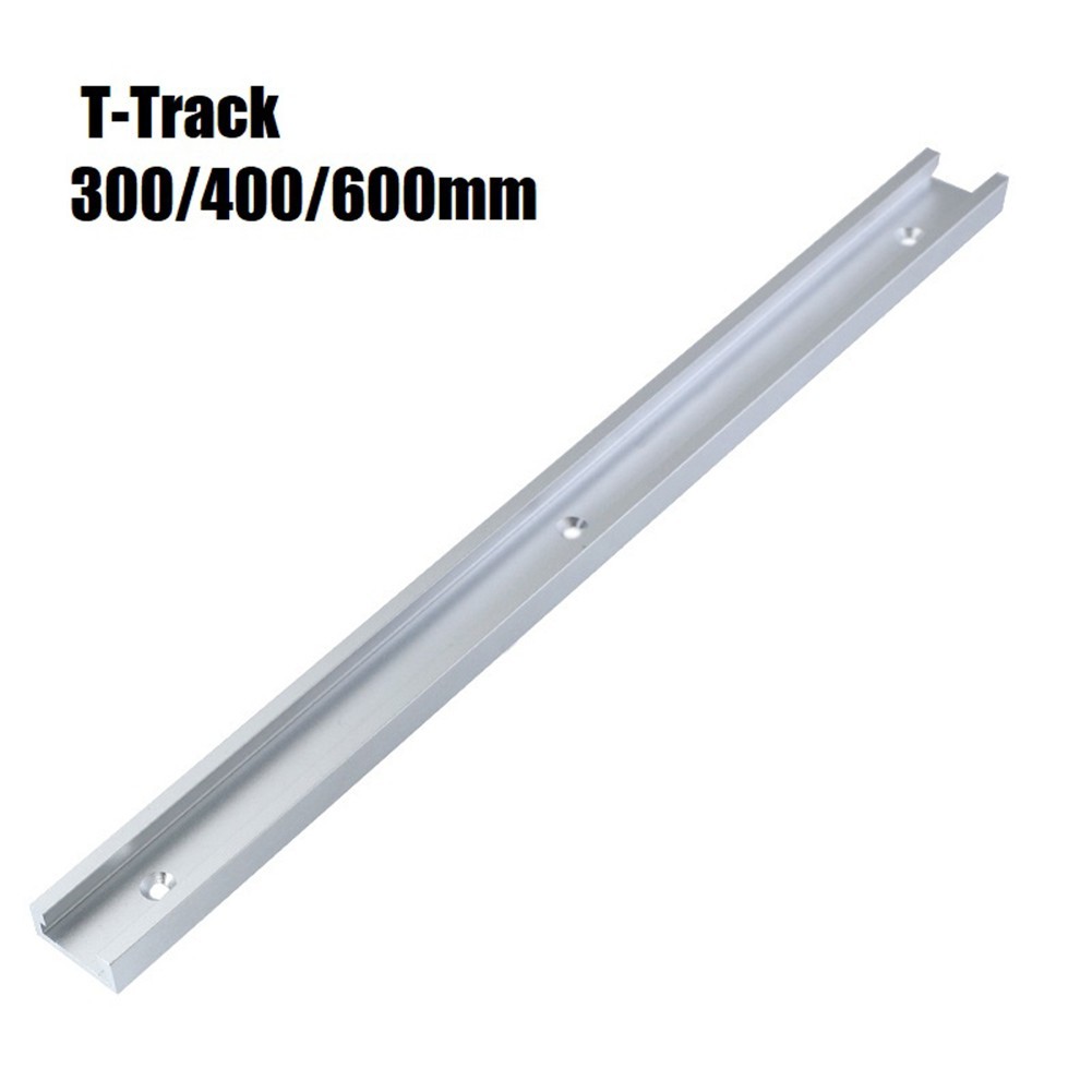 Silver T Track for Woodworking Bench 30 Type 300 600mm Length Easy to Use