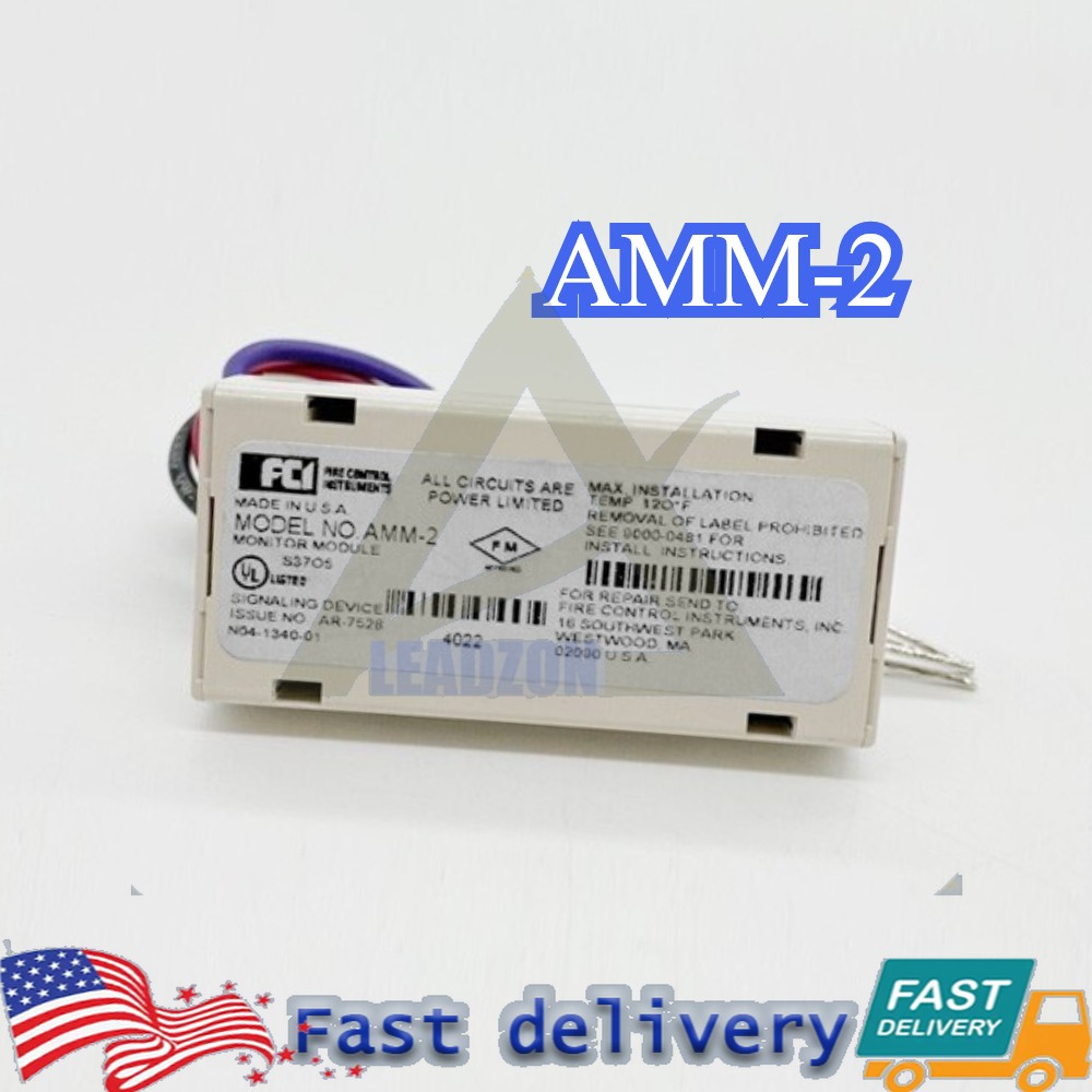 New Gamewell-FCI AMM-2 Fire Alarm Monitor Module FREE FAST SHIPPING NEW