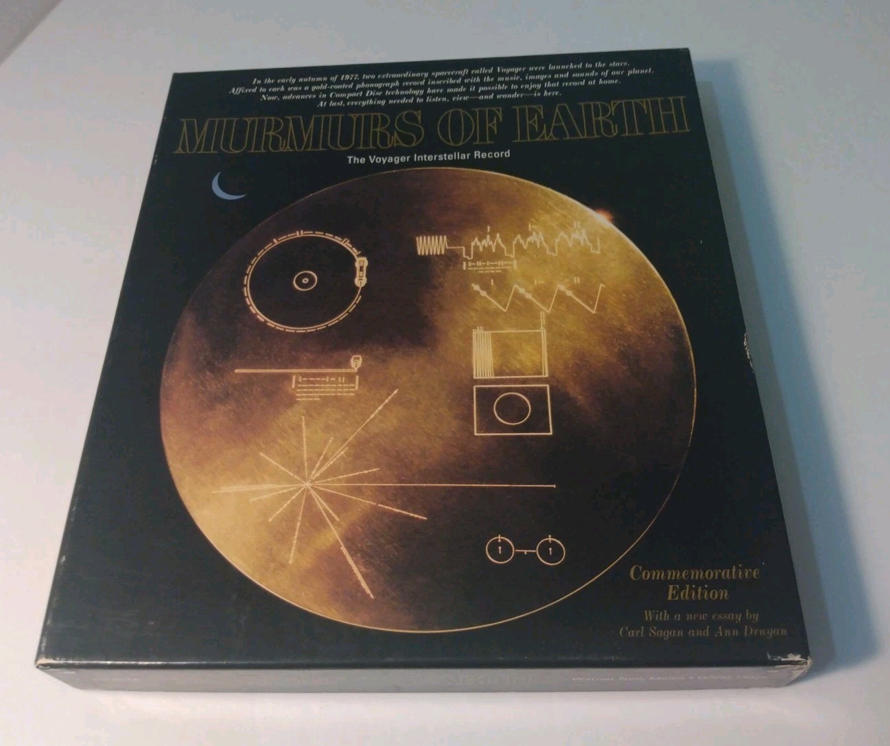 1992 Commemorative Murmurs of Earth "Voyager Intersteller Record" Carl Sagan
