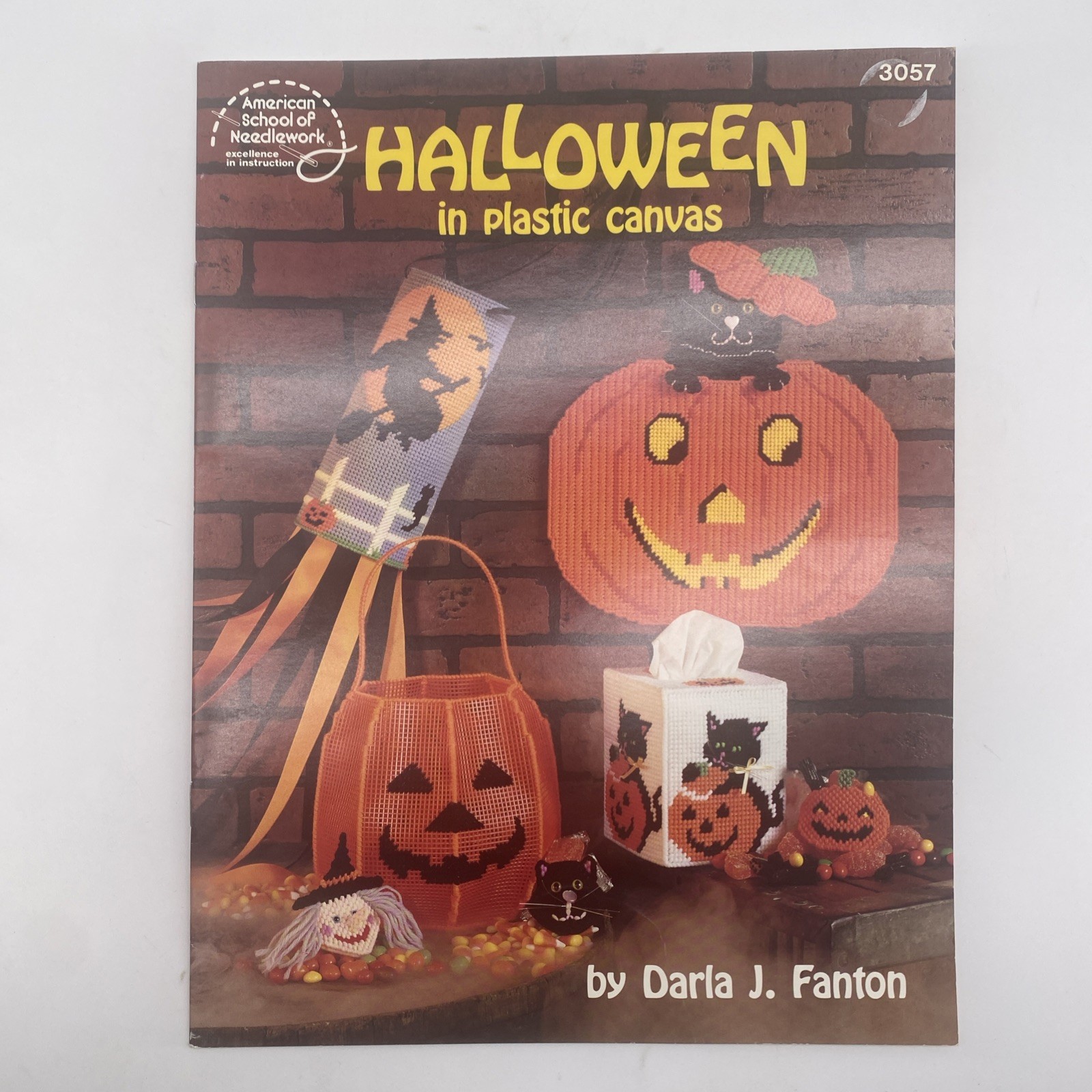 American School Of Needlework Halloween Cross Stitch Booklet