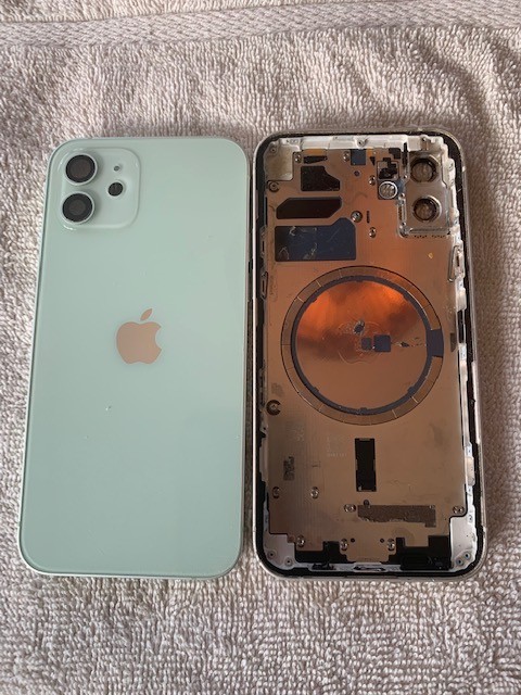 Apple iPhone 12 rear housing back glass chasis Green ( D )