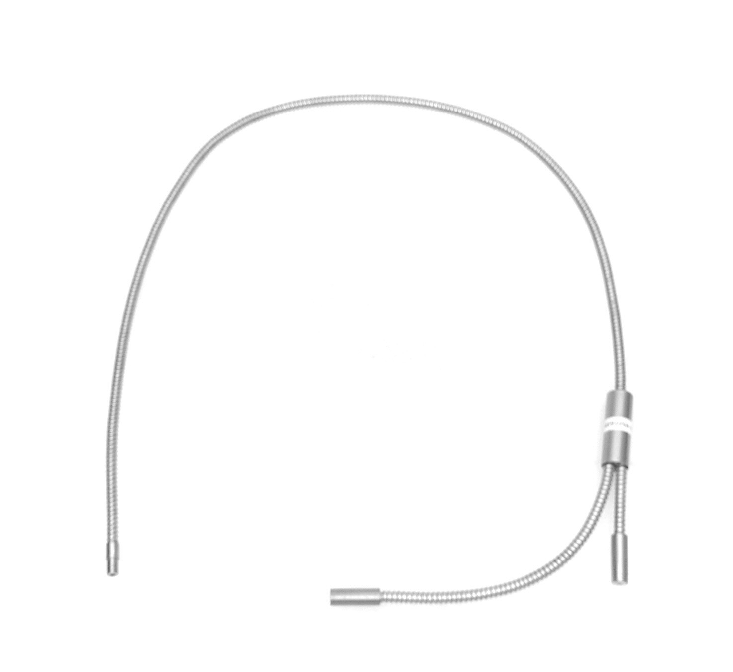 Bifurcated Fiber Optic Light Guide 1m – 7mm to Dual 10mm Ferrules, Armored
