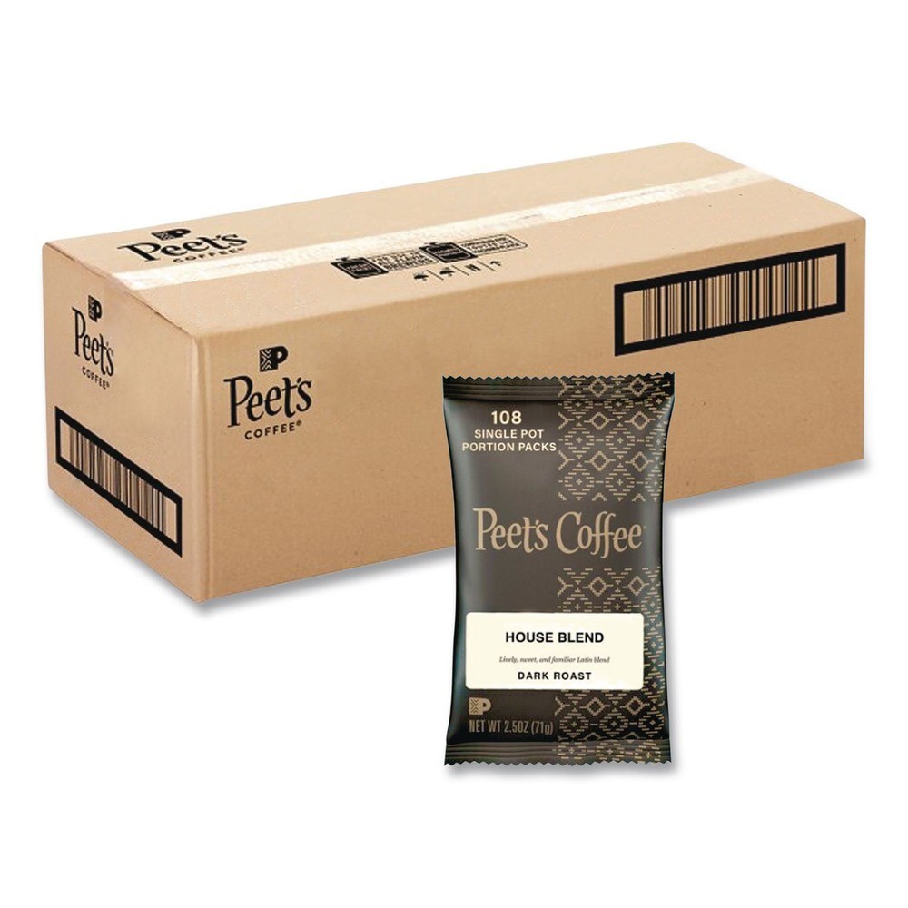 Peet's Coffee & Tea 504915 2.5 oz. Frack Pack Coffee Portion Packs (18/Box) New