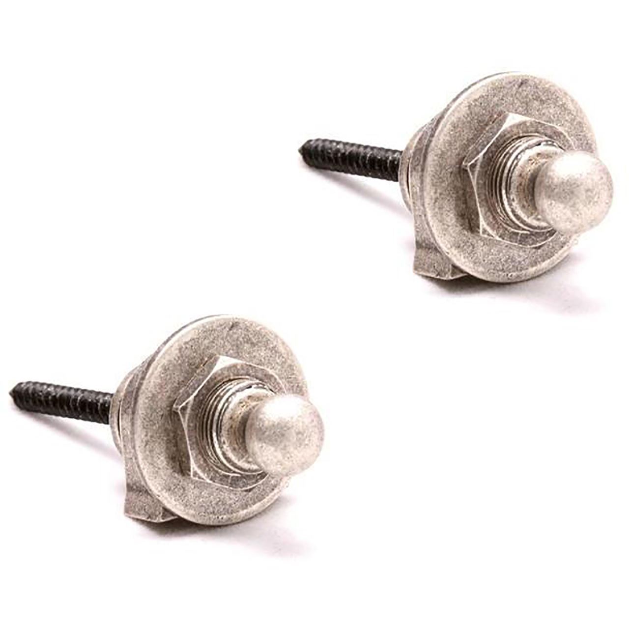 ProRockGear RGSL60 Guitar Security Strap Locks, Antique Silver