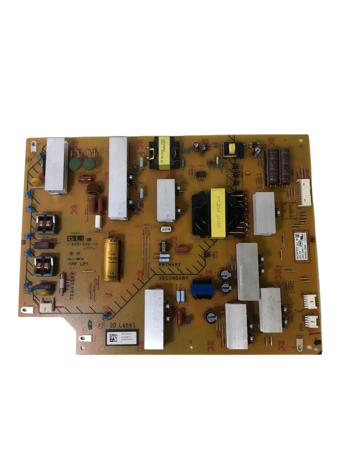 Sony 1-474-586-13 GL2 Power Supply Board