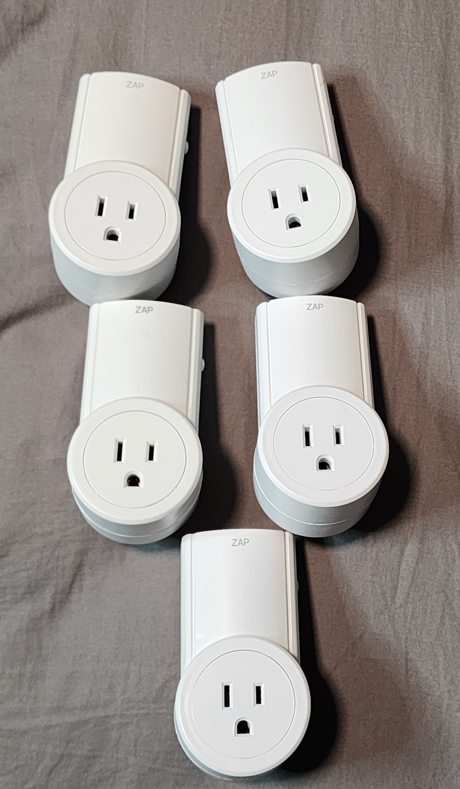 ZAP 5LX Remote Outlet Switch By Etekcity Lot Of 5 Plug outlets - No Remotes