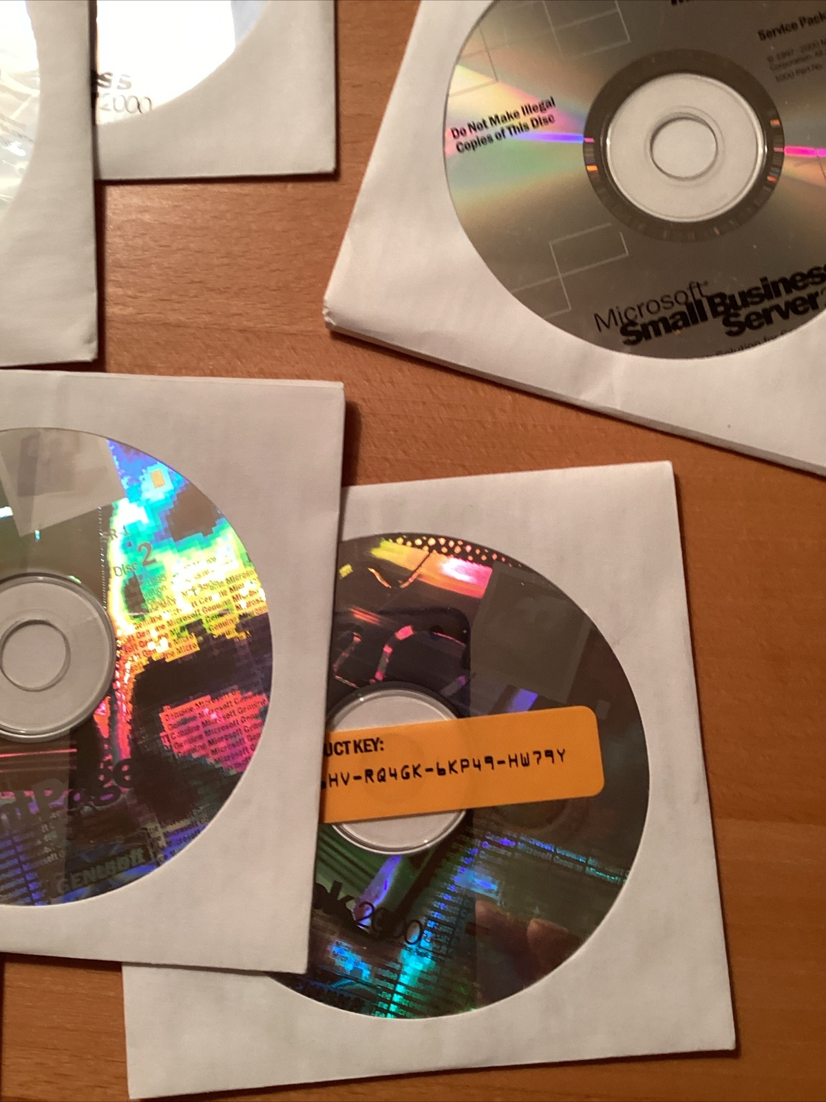 BRAND NEW AUTHENTIC Microsoft Small Business Server 2000, More. 6CDs +Keys.