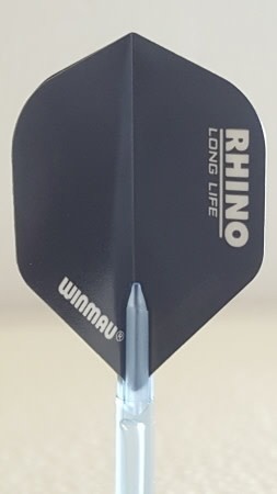 Winmau Rhino Black Standard Dart Flights