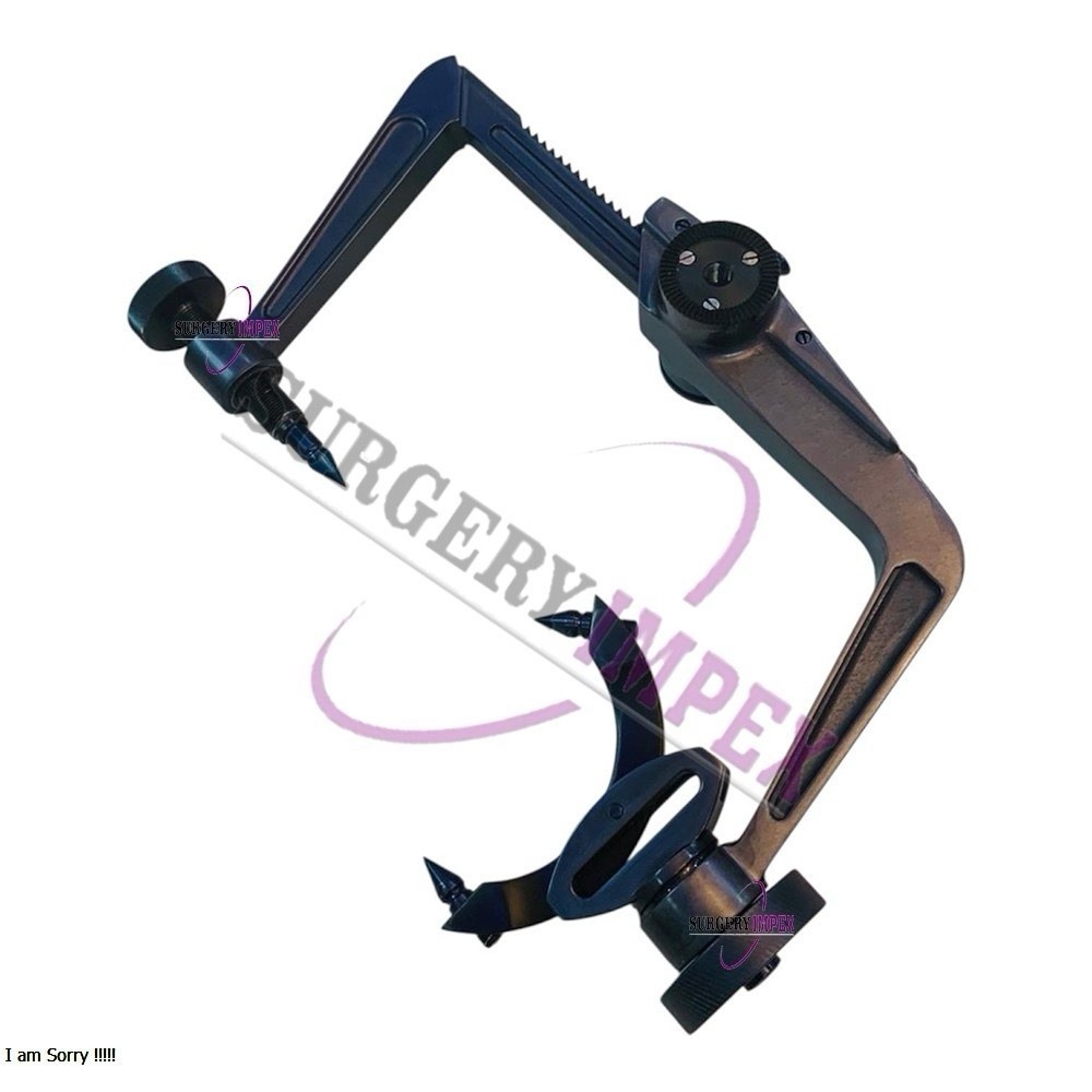 Mayfield Spine Surgery Table Adaptor with Skull Clamp Black Coating