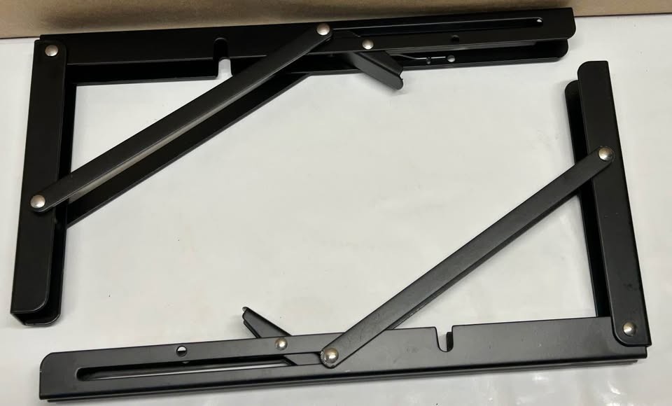 Folding shelf brackets 12 inch wall mounted folding table (set of two) hardware