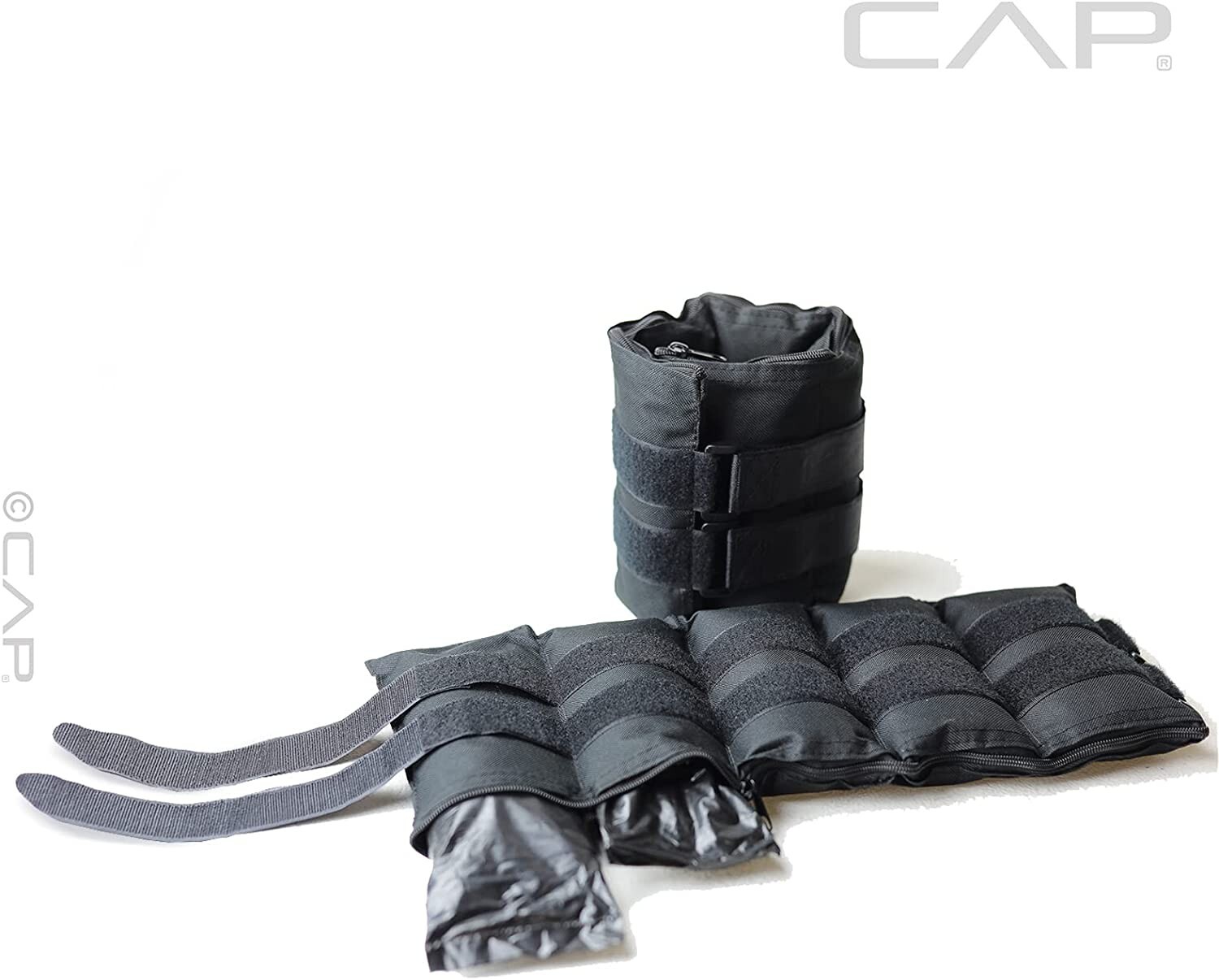 20lbs Adjustable Arm Leg Weights Wrist Ankle Exercise Gym Workout Training Black